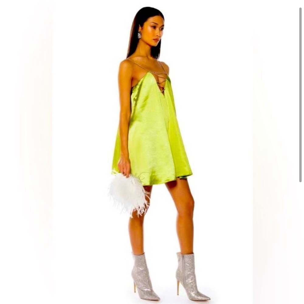 AKIRA Inez sleeveless trapeze mini dress